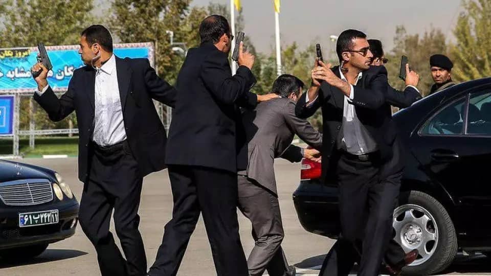 گروه حفاظتی تشریفاتی و بادیگارد پلیس کره جنوبی در تهران